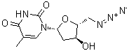 5'-Azido-5'-deoxythymidine molecular structure (CAS 19316-85-9)
