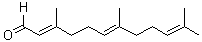 Farnesal molecular structure (CAS 19317-11-4)