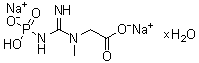 结构式 CAS# 19333-65-4, 磷酸肌酸二钠盐水合物