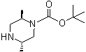 (2R,5S)-2,5-Dimethyl-1-piperazinecarboxylic acid 1,1-dimethylethyl ester molecular structure (CAS 194032-41-2)