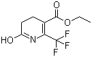 6-Hydroxy-2-trifluoromethyl-4,5-dihydropyridine-3-carboxylic acid ethyl ester molecular structure (CAS 194673-12-6)