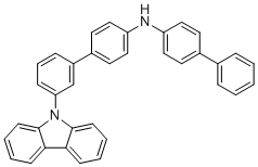 结构式 CAS# 1946806-94-5, N-([1,1'-联苯]-4-基)-3'-(9H-咔唑-9-基)-[1,1'-联苯]-4-胺