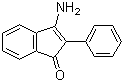 structure of CAS# 1947-47-3, 3-Amino-2-phenylindone;3-Amino-2-phenyl-1H-inden-1-one; 3-Amino-2-phenylindene-1-one; NSC 156175