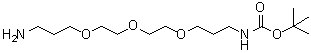 tert-Butyl [3-[2-[2-(3-aminopropoxy)ethoxy]ethoxy]propyl]carbamate molecular structure (CAS 194920-62-2)