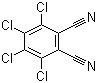 structure of CAS# 1953-99-7, 3,4,5,6-Tetrachlorophthalonitrile;3,4,5,6-Tetrachlorobenzene-1,2-dicarbonitrile