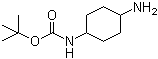 结构式 CAS# 195314-59-1, N-Boc-1,4-环己二胺; 4-氨基环己基氨基甲酸叔丁酯