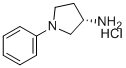 structure of CAS# 1955474-17-5, (S)-1-Phenylpyrrolidin-3-amine hydrochloride