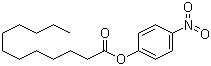 structure of CAS# 1956-11-2, 4-Nitrophenyl laurate;4-Nitrophenyl dodecanoate; p-Nitrophenyl laurate