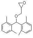 [[Bis(2,6-dimethylphenyl)methoxy]methyl]-oxirane molecular structure (CAS 19574-85-7)