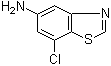 7-Chloro-5-benzothiazolamine molecular structure (CAS 196205-26-2)