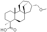 (4alpha)-17-Methoxykauran-18-oic acid molecular structure (CAS 196399-16-3)