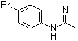 5-溴-2-甲基-1H-苯并[d]咪唑分子结构 (CAS 1964-77-8)