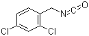 结构式 CAS# 19654-32-1, 2,4-二氯苄基异氰酸酯