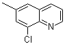 8-Chloro-6-methylquinoline molecular structure (CAS 19655-46-0)