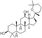 Panaxadiol molecular structure (CAS 19666-76-3)