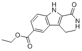 Ethyl 1-oxo-2,3,4,9-tetrahydro-1H-pyrido[3,4-b]indole-6-carboxylate molecular structure (CAS 1967-75-5)