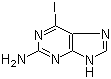 结构式 CAS# 19690-23-4, 2-氨基-6-碘嘌呤