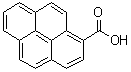 结构式 CAS# 19694-02-1, 1-芘羧酸