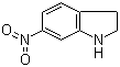 structure of CAS# 19727-83-4, 6-Nitroindoline;2,3-Dihydro-6-nitro-1H-indole