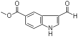 结构式 CAS# 197506-83-5, 3-醛基吲哚-5-甲酸甲酯