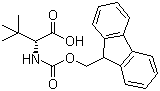 structure of CAS# 198543-64-5, Fmoc-D-tert-leucine;(R)-N-Fmoc-2-amino-3,3-dimethyl-butyric acid