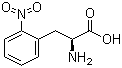 structure of CAS# 19883-75-1, L-2-Nitrophenylalanine;L-2-Nitrophe; 2-Nitro-L-phenylalanine