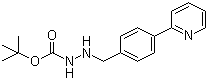 structure of CAS# 198904-85-7, tert-Butyl 2-(4-(pyridin-2-yl)benzyl)hydrazinecarboxylate;2-[[4-(2-Pyridinyl)phenyl]methyl]-hydrazinecarboxylic acid 1,1-dimethylethyl ester