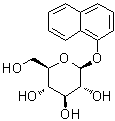 1-Naphthyl beta-D-glucopyranoside molecular structure (CAS 19939-82-3)