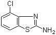 2-Amino-4-chlorobenzothiazole molecular structure (CAS 19952-47-7)