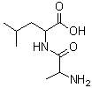 structure of CAS# 1999-42-4, DL-Alanyl-DL-leucine;NSC 89664