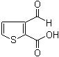 3-Formyl-2-thiophenecarboxylic acid molecular structure (CAS 19991-68-5)
