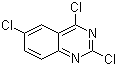 结构式 CAS# 20028-68-6, 2,4,6-三氯喹唑啉