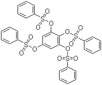 structure of CAS# 20032-32-0, 1,2,3,5-Benzenetetrol tetrabenzenesulfonate