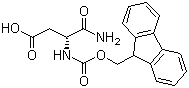 Fmoc-D-天冬氨酸-alpha-酰胺分子结构 (CAS 200335-41-7)
