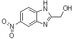 结构式 CAS# 20034-00-8, 5-硝基-2-苯并咪唑甲醇