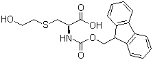 structure of CAS# 200354-35-4, Fmoc-S-2-hydroxyethyl-L-cysteine;Fmoc-Cys(2-hydroxyethyl)-OH