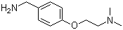 4-(2-Dimethylamino)ethoxybenzylamine molecular structure (CAS 20059-73-8)