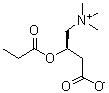 structure of CAS# 20064-19-1, Propionyl-L-carnitine;C3-Carnitine; L-Carnitine propionyl ester; L-Propionylcarnitine
