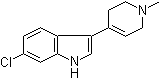 6-Chloro-3-(1-methyl-1,2,3,6-tetrahydro-4-pyridinyl)-1H-indole molecular structure (CAS 200714-12-1)