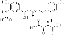 Arformoterol tartrate molecular structure (CAS 200815-49-2)