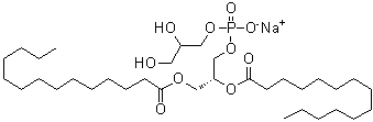 1,2-Dimyristoyl-sn-glycero-3-phospho-(1'-rac-glycerol) sodium salt molecular structure (CAS 200880-40-6)