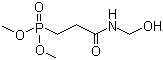 3-(Dimethylphosphono)-N-methylolpropionamide  molecular structure (CAS 20120-33-6)