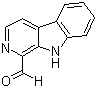 structure of CAS# 20127-63-3, beta-Carboline-1-carbaldehyde;1-Formyl-beta-carboline; 9H-Pyrido[3,4-b]indole-1-carboxaldehyde; Kumujian C; NSC 149850
