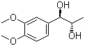 structure of CAS# 20133-19-1, 1-(3,4-Dimethoxyphenyl)propane-1,2-diol;Methyl isoeugenol glycol