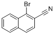1-溴-2-氰基萘分子结构 (CAS 20176-08-3)