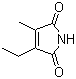 3-乙基-4-甲基-1H-吡咯-2,5-二酮分子结构 (CAS 20189-42-8)