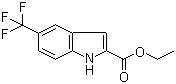 5-(Trifluoromethyl)indole-2-carboxylic acid ethyl ester molecular structure (CAS 201929-84-2)