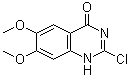 2-氯-6,7-二甲氧基-1H-喹唑啉-4-酮分子结构 (CAS 20197-86-8)
