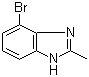 结构式 CAS# 20223-87-4, 4-溴-2-甲基苯并咪唑