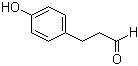 4-Hydroxybenzenepropanal molecular structure (CAS 20238-83-9)